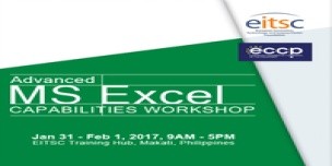 Advanced MS Excel Capabilities Workshop